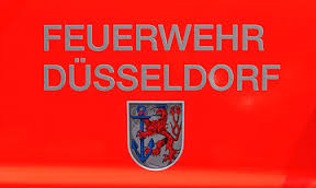 Namenszug Feuerwehr Düsseldorf mit Stadtwappen
